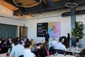 Jason Mejeur CEO presents Coya to Finance Leaders SFMG