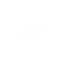 White Uber logo